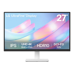 LG 27US500, 27'', 4K UHD, baltas - Monitorius 27US500-W