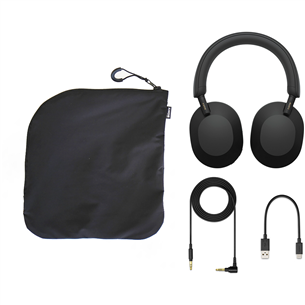 Sony WH-1000XM5, juodos - Belaidės ausinės
