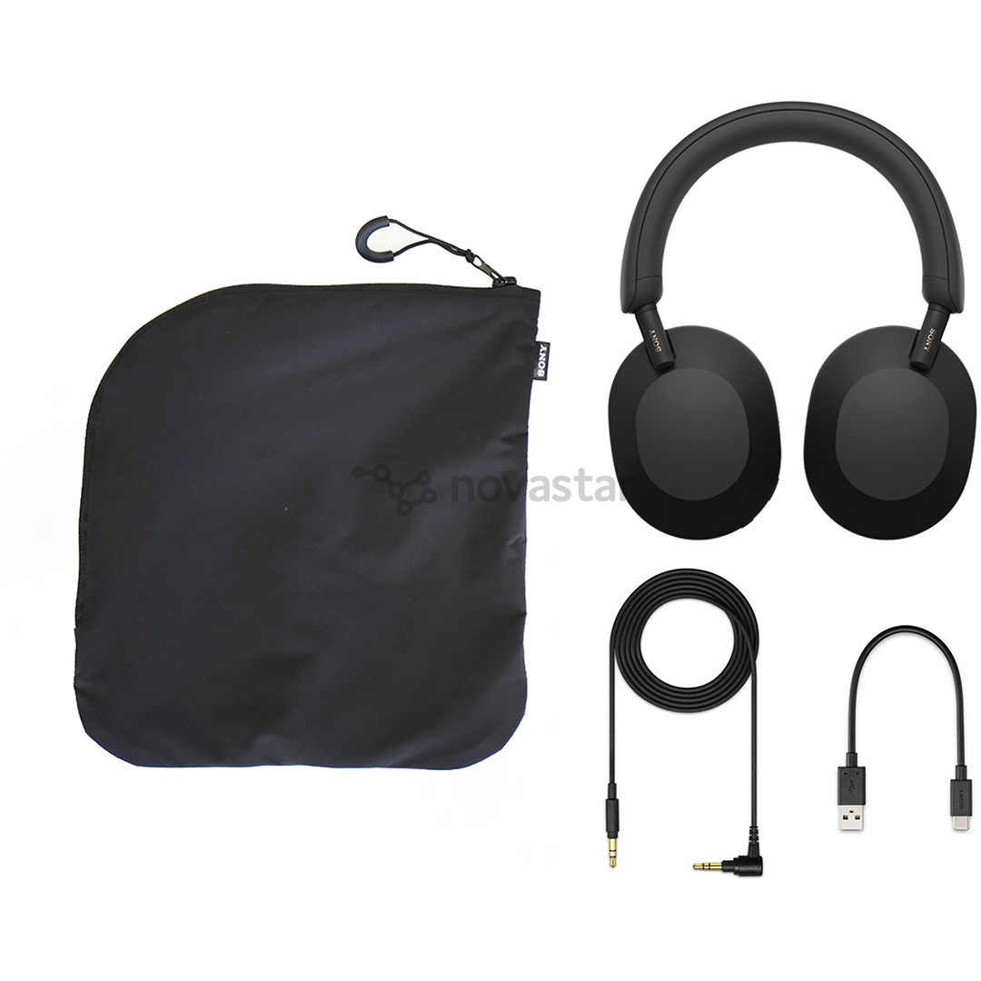 Sony WH-1000XM5 SA, juodos - Belaidės ausinės