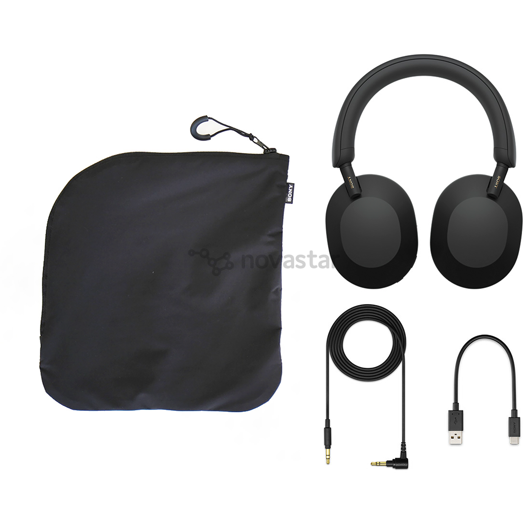 Sony WH-1000XM5, juodos - Belaidės ausinės