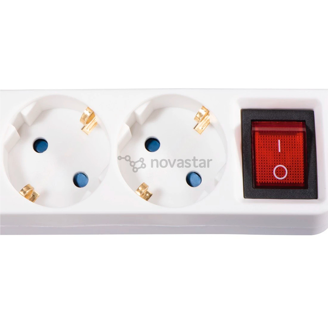 Hama Power Strip, 3-way, 1,4 m, white - Power strip