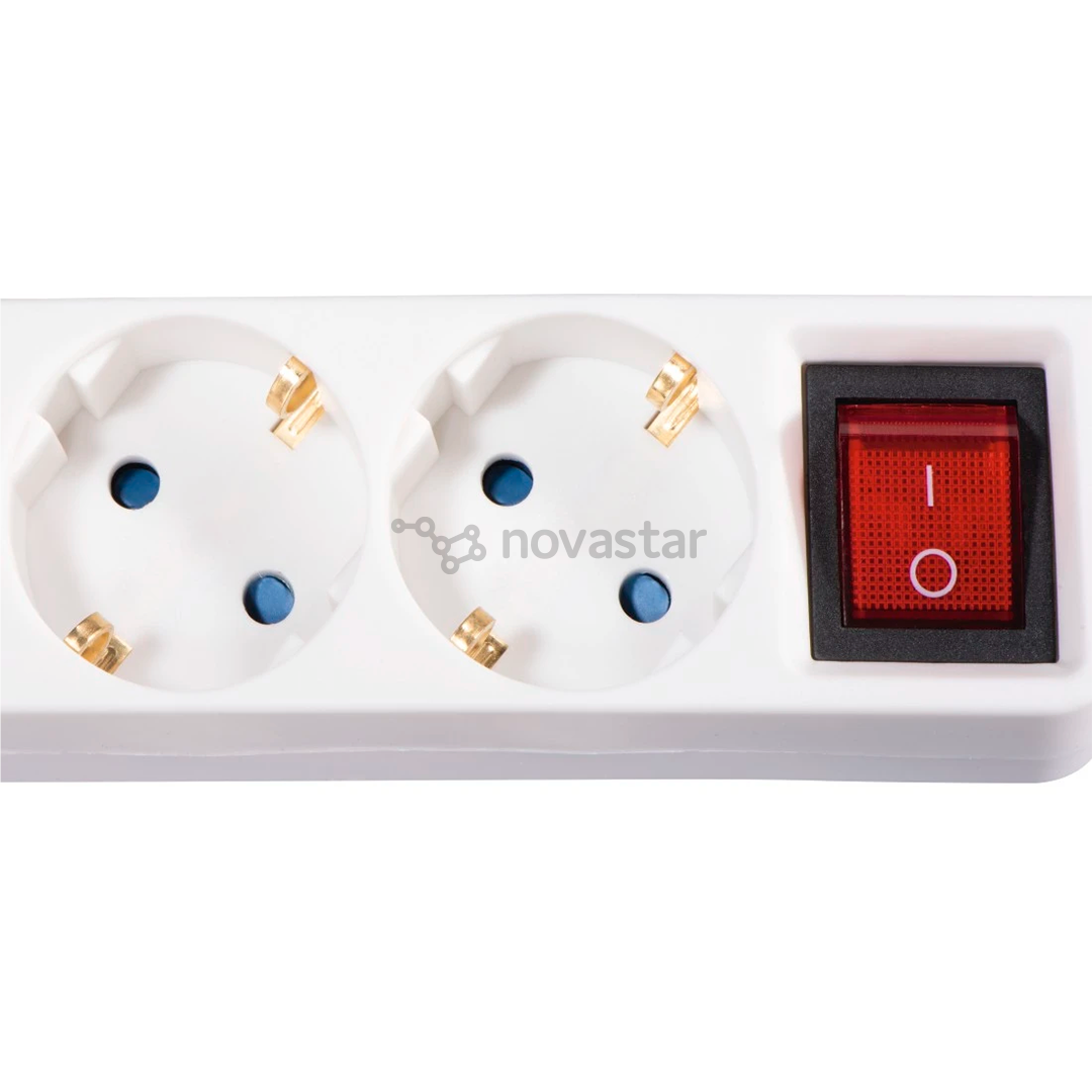 Hama Power Strip, 3 гнезда, 1,4 м, белый - Удлинитель