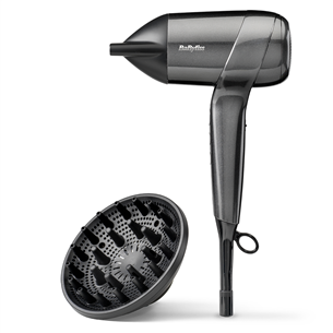 BaByliss Titanium Shine, 1600 W, grey - Hair dryer D6200DE