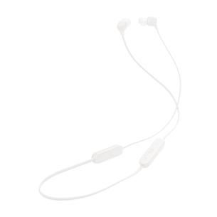 JBL Tune 135BT, baltos - Belaidės ausinės JBLT135BTWHT