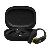 JBL Endurance Peak 4, black / lime - Belaidės sportinės ausinės