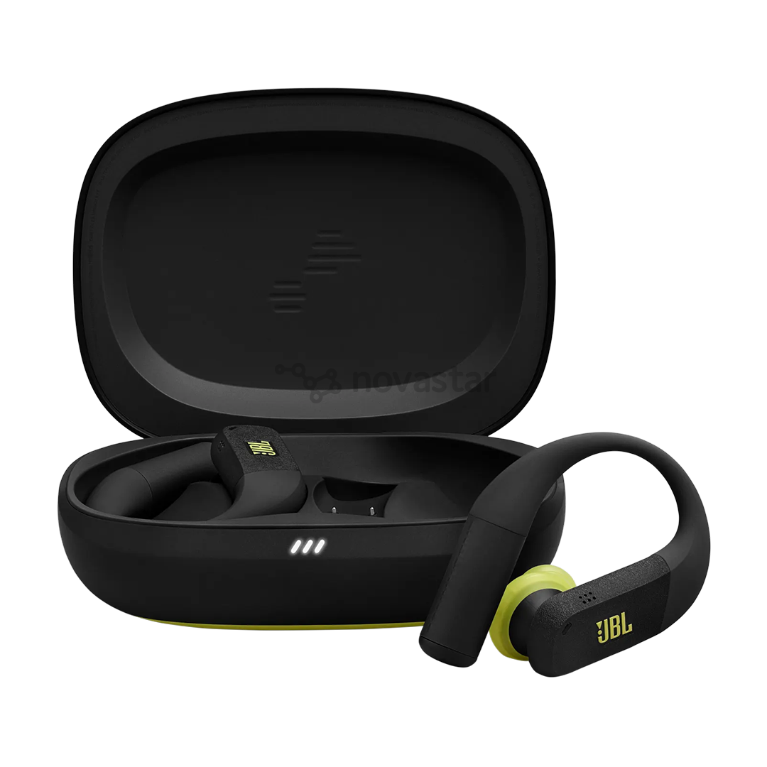 JBL Endurance Peak 4, black / lime - Belaidės sportinės ausinės