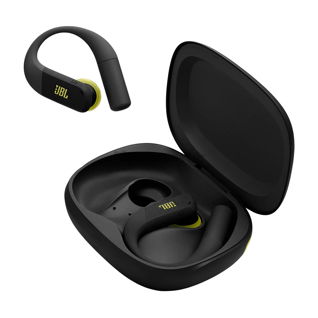 JBL Endurance Peak 4, black / lime - Belaidės sportinės ausinės
