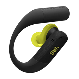 JBL Endurance Peak 4, black / lime - Belaidės sportinės ausinės