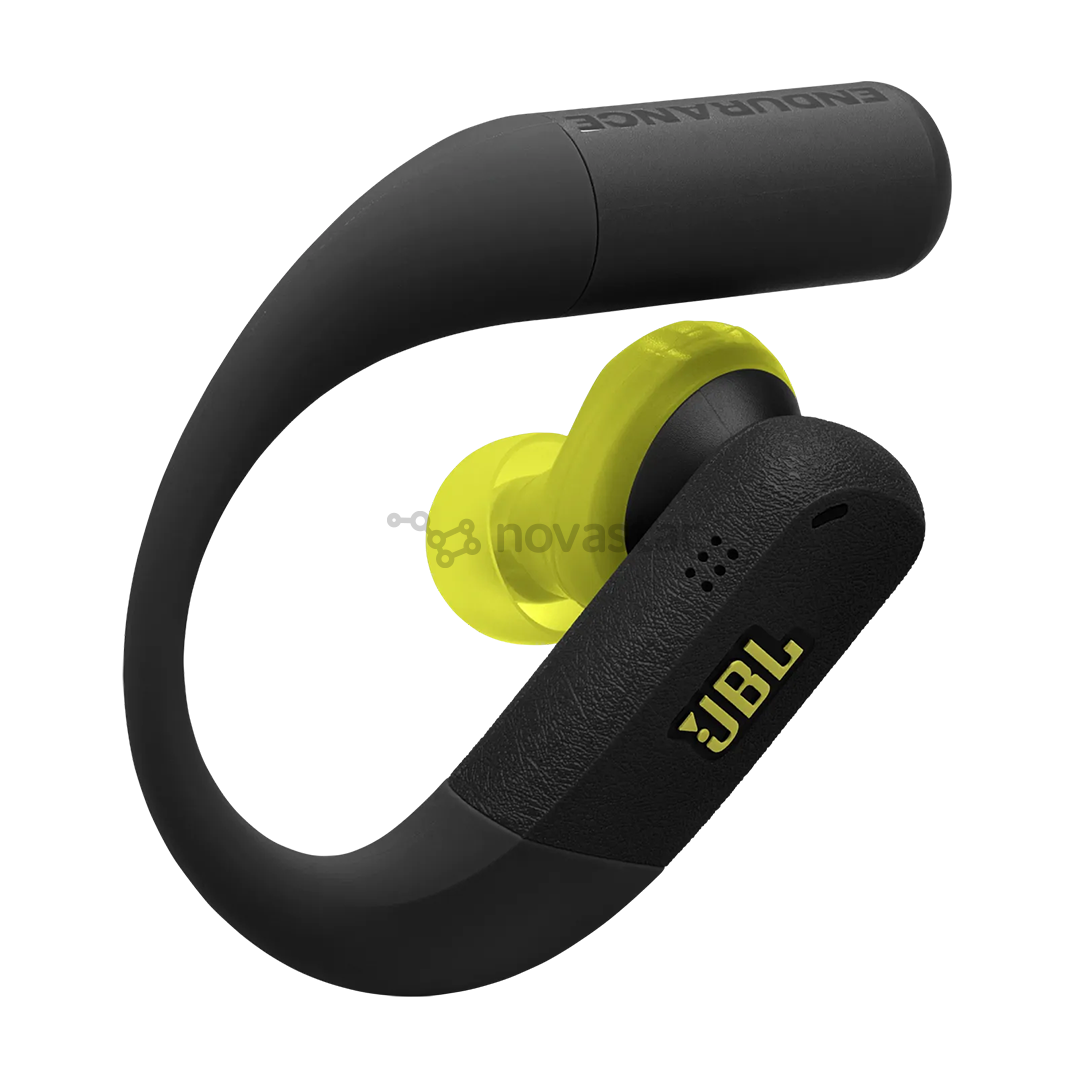 JBL Endurance Peak 4, black / lime - Belaidės sportinės ausinės