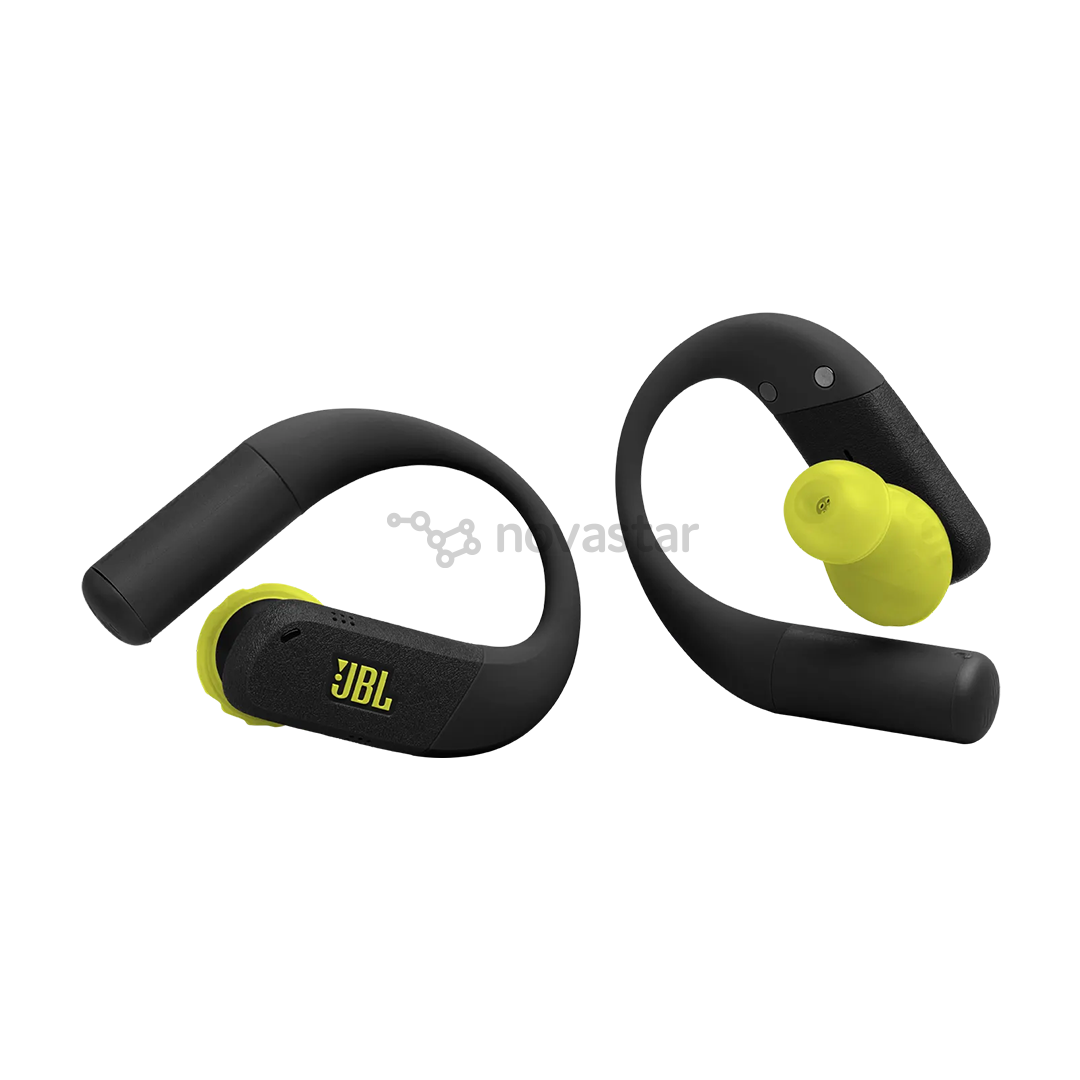 JBL Endurance Peak 4, black / lime - Belaidės sportinės ausinės