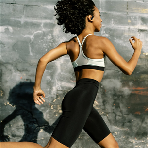 JBL Endurance Peak 4, черный / серый - Полностью беспроводные спортивные наушники