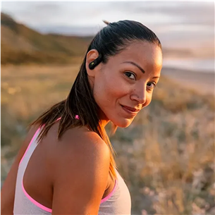 JBL Endurance Peak 4, black / lime - Belaidės sportinės ausinės