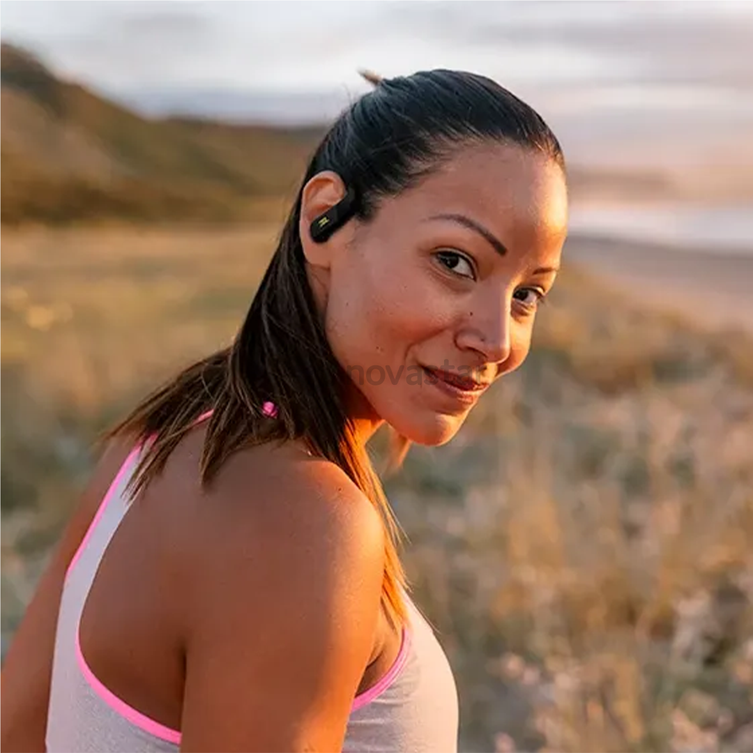 JBL Endurance Peak 4, black / lime - Belaidės sportinės ausinės