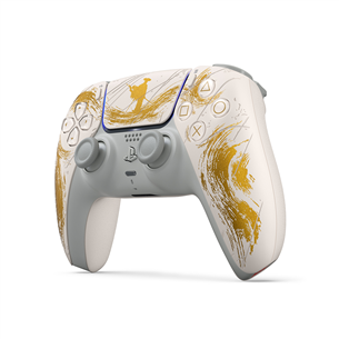 Sony DualSense Ghost of Yotei Limited Edition, PlayStation 5, baltas/aukso spalvos - Belaidis žaidimų pultelis
