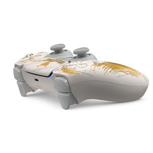 Sony DualSense Ghost of Yotei Limited Edition, PlayStation 5, baltas/aukso spalvos - Belaidis žaidimų pultelis