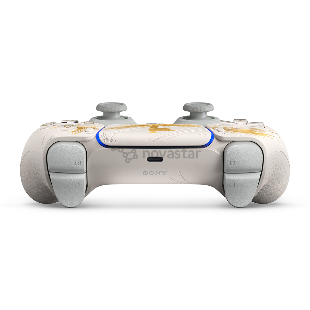 Sony DualSense Ghost of Yotei Limited Edition, PlayStation 5, baltas/aukso spalvos - Belaidis žaidimų pultelis