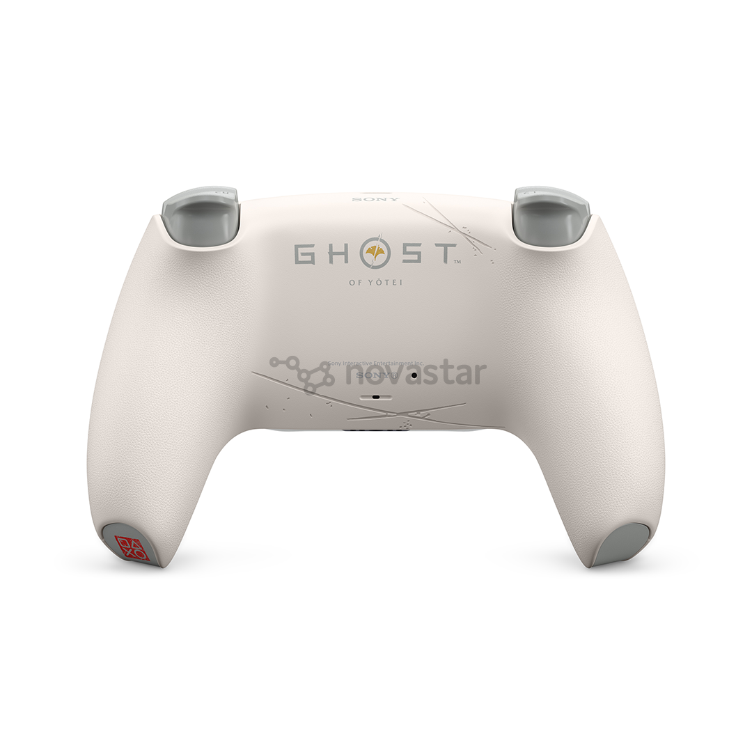 Sony DualSense Ghost of Yotei Limited Edition, PlayStation 5, baltas/aukso spalvos - Belaidis žaidimų pultelis