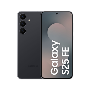 Samsung Galaxy S25FE, 128 GB, juodas - Išmanusis telefonas