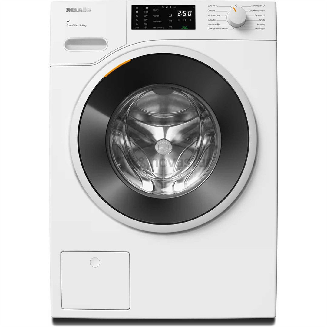 Miele W1 PowerWash, 8 кг, глубина 64,3 см, 1400 об/мин - Стиральная машина с передней загрузкой