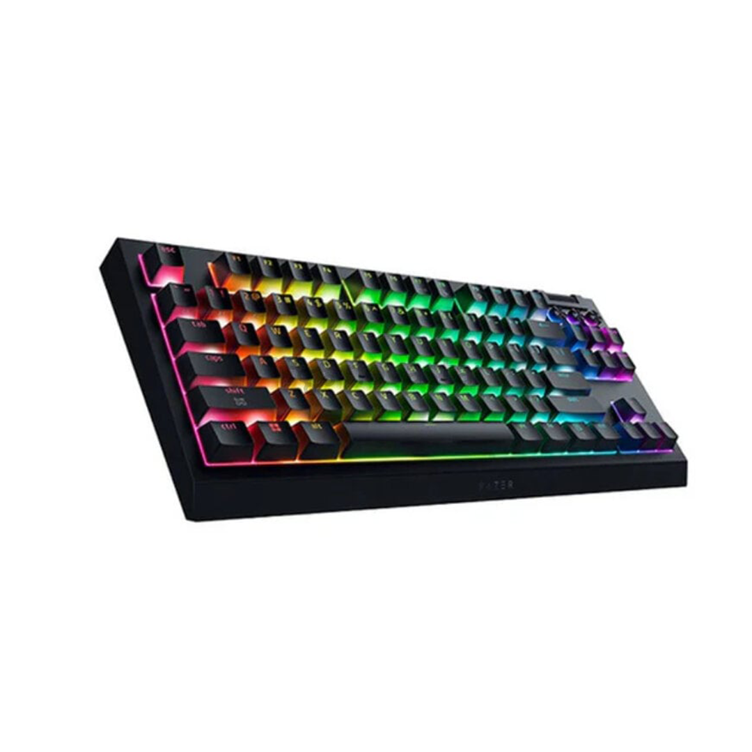 Razer BlackWidow V4, TKL, tactile, juoda - Belaidė klaviatūra