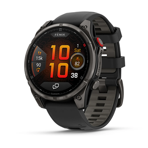 Garmin Fenix 8 Pro, 47 мм, титан, серый/черный - Спортивные часы 010-03198-01