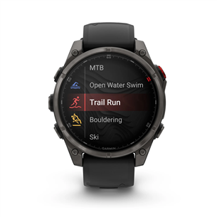 Garmin Fenix 8 Pro, 47 мм, титан, серый/черный - Спортивные часы