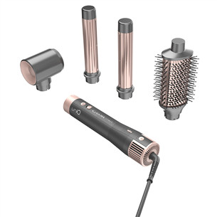 GA.MA Aura UniQ, 1500 W, dark grey/pink - Multistyler