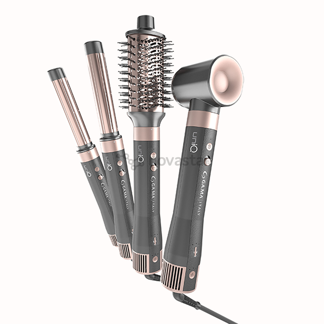 GA.MA Aura UniQ, 1500 W, dark grey/pink - Multistyler