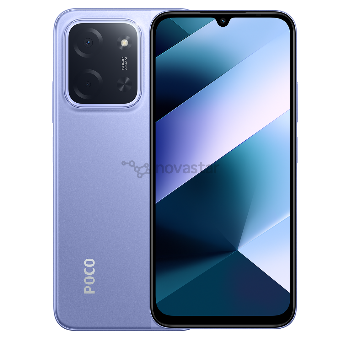 POCO C85, 6 ГБ, 128 ГБ, сиреневый - Смартфон