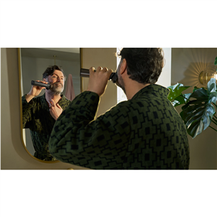 Philips All-in-One Trimmer 9000 Series, Wet & Dry, 15-in-1, pilka - Plaukų kirpimo mašinėlė + OneBlade