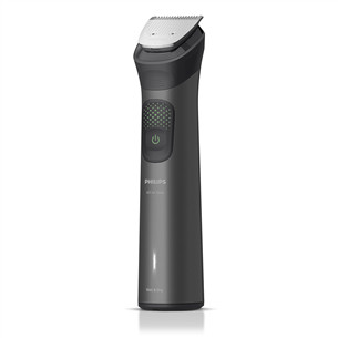 Philips All-in-One Trimmer 9000 Series, Wet & Dry, 15-in-1, pilka - Plaukų kirpimo mašinėlė + OneBlade