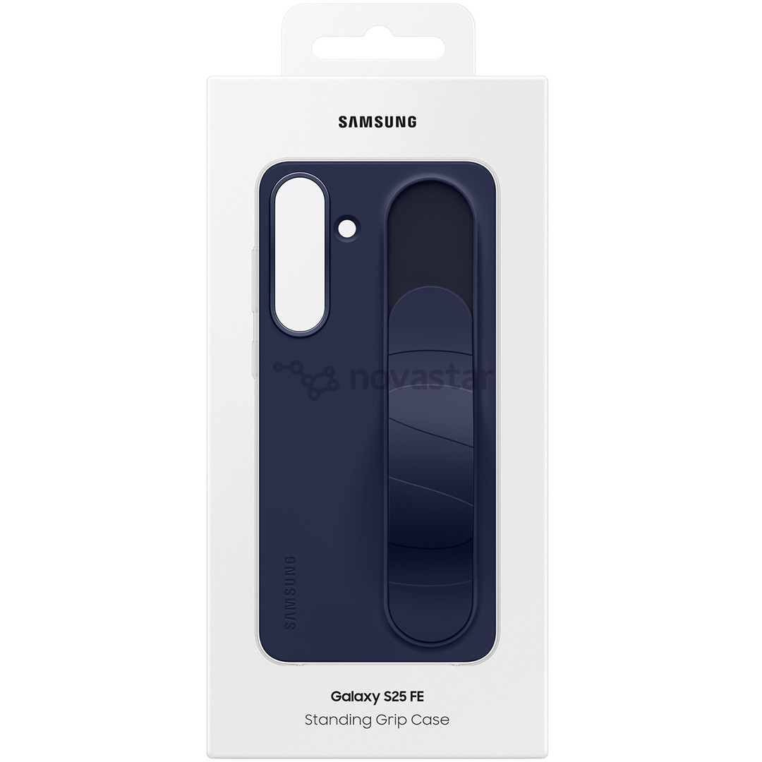 Samsung Standing Grip Case, Galaxy S25 FE, темно-синий - Чехол