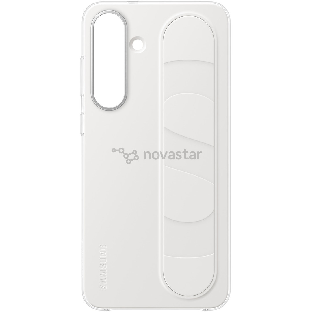 Samsung Standing Grip Case, Galaxy S25 FE, baltas - Dėklas