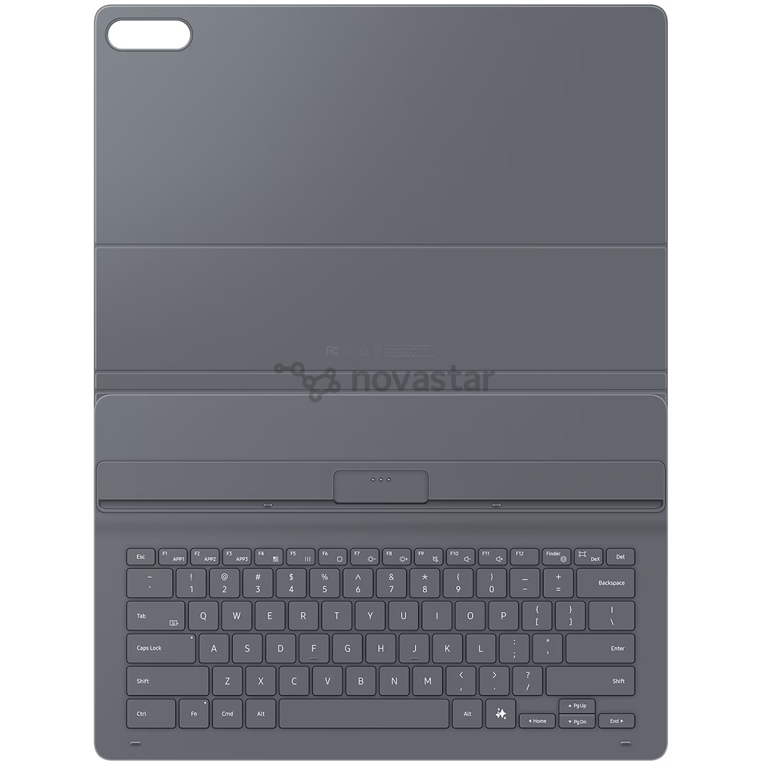 Samsung Book Cover Keyboard Slim, Galaxy Tab S11 Ultra, juodas - Klaviatūra-dėklas