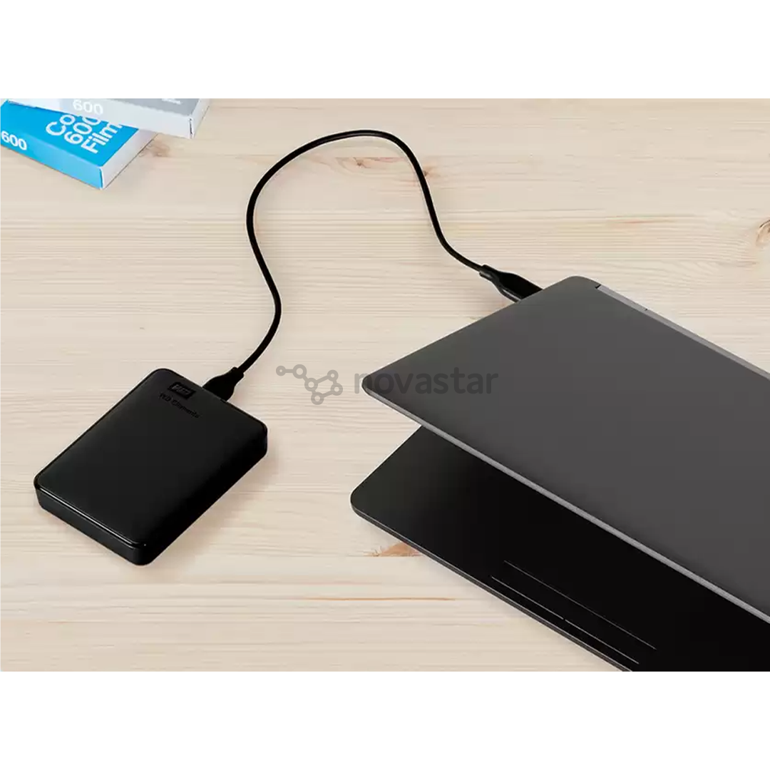 Western Digital WD Elements Portable, 6 TB, juodas - Išorinis kietasis diskas