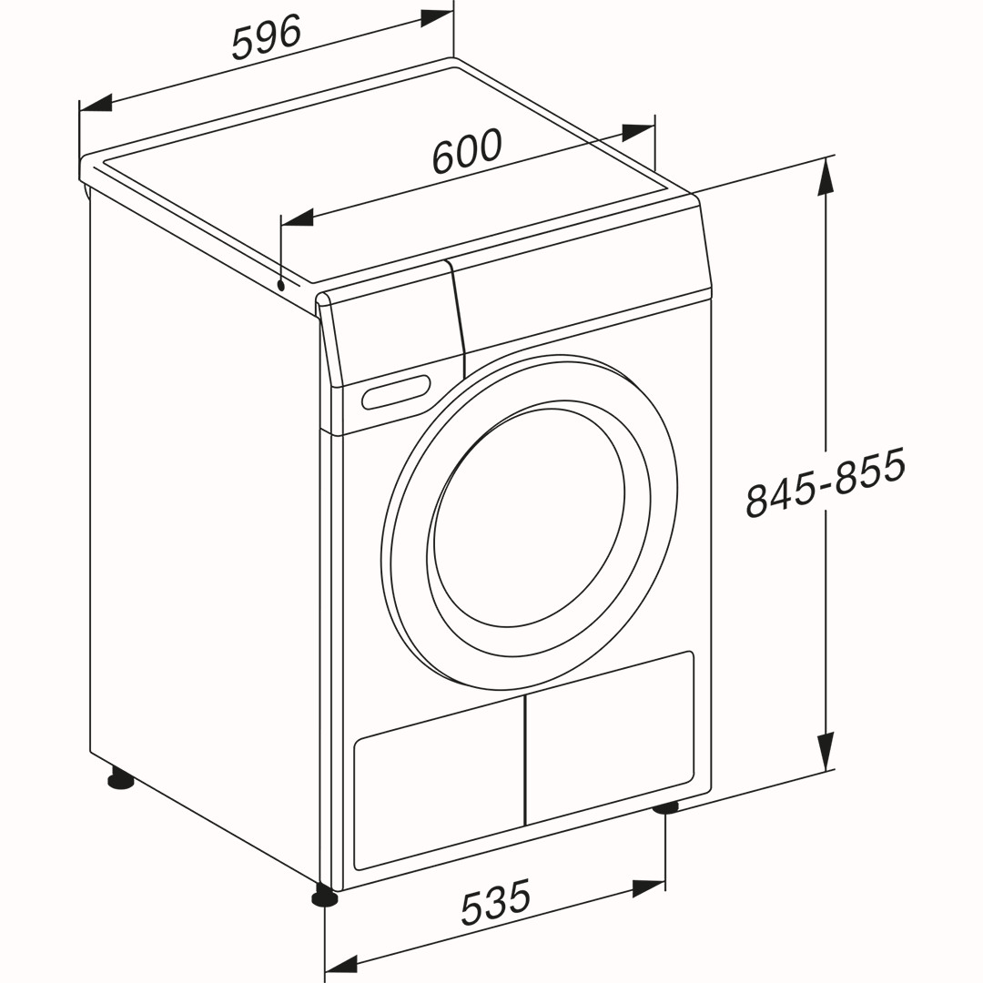 Miele T1 Excellence EcoSpeed & Steam 125 Gala Edition, 9 kg, gylis 60 cm - Džiovyklė