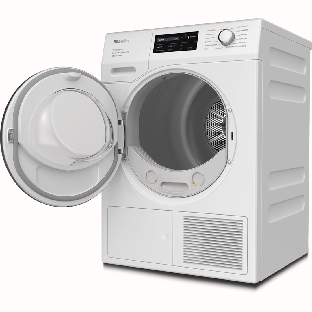 Miele T1 Excellence EcoSpeed & Steam 125 Gala Edition, 9 kg, gylis 60 cm - Džiovyklė