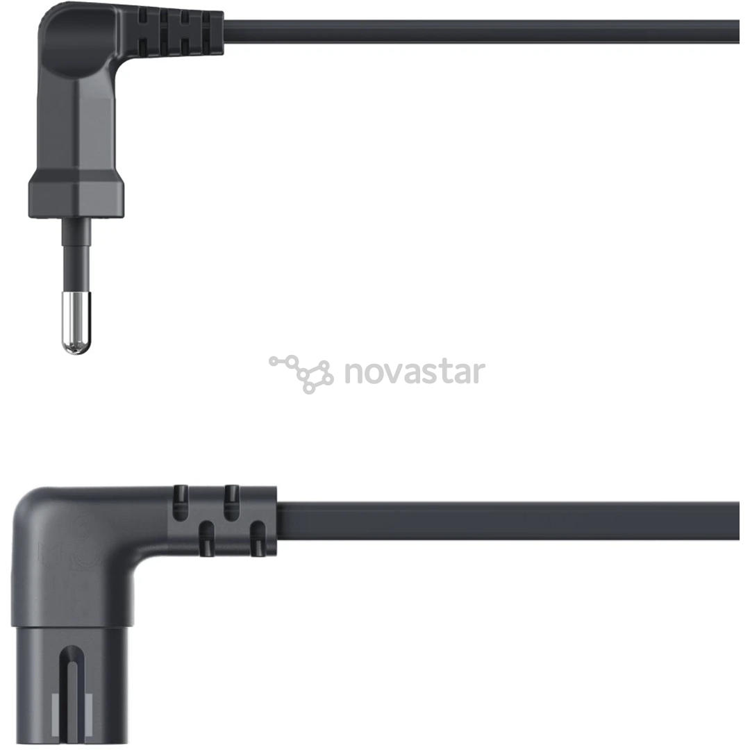 Hama Power Cord, 2-pin 90°, 1,5 м, черный - Кабель питания