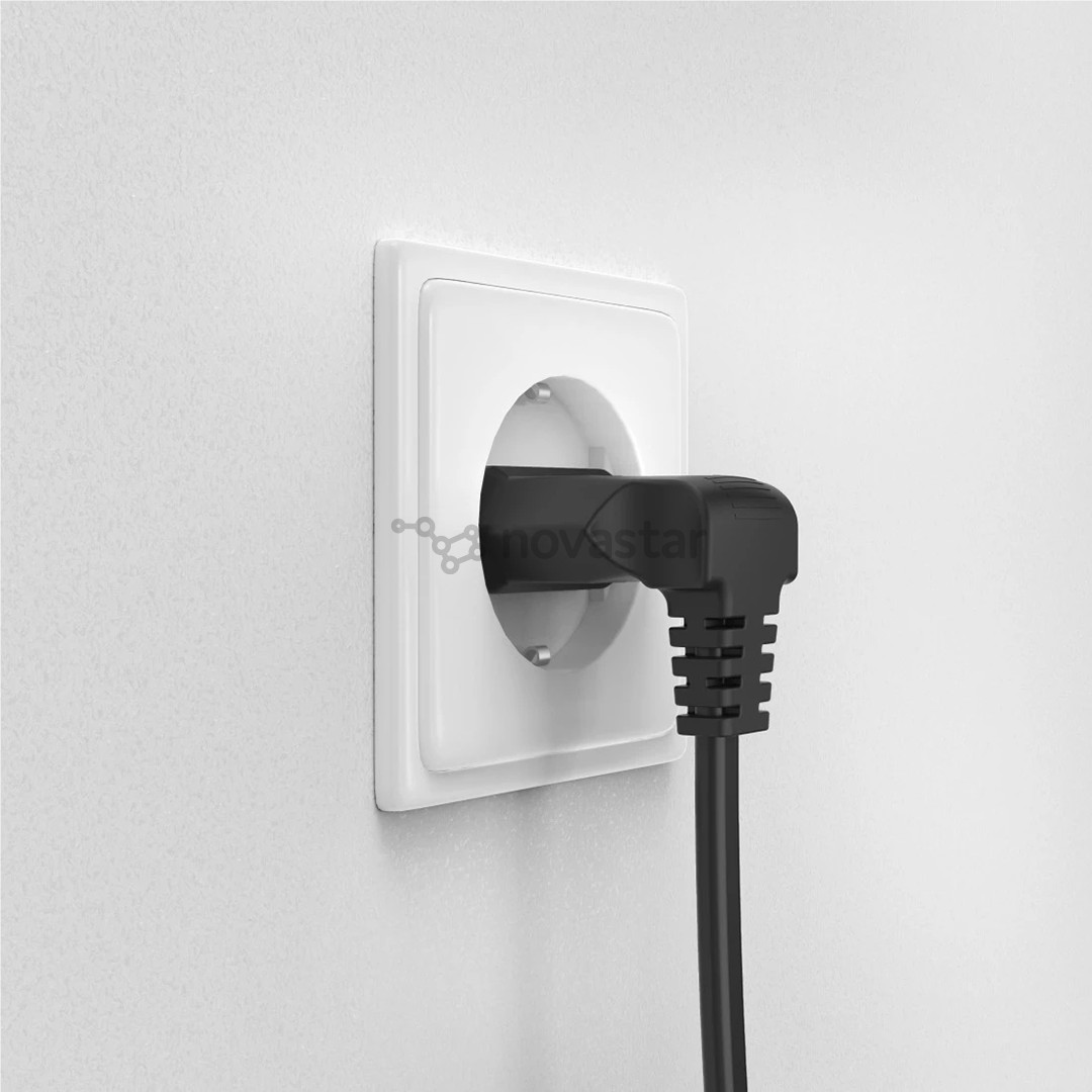 Hama Power Cord, 2-pin 90°, 3 м, черный - Кабель питания