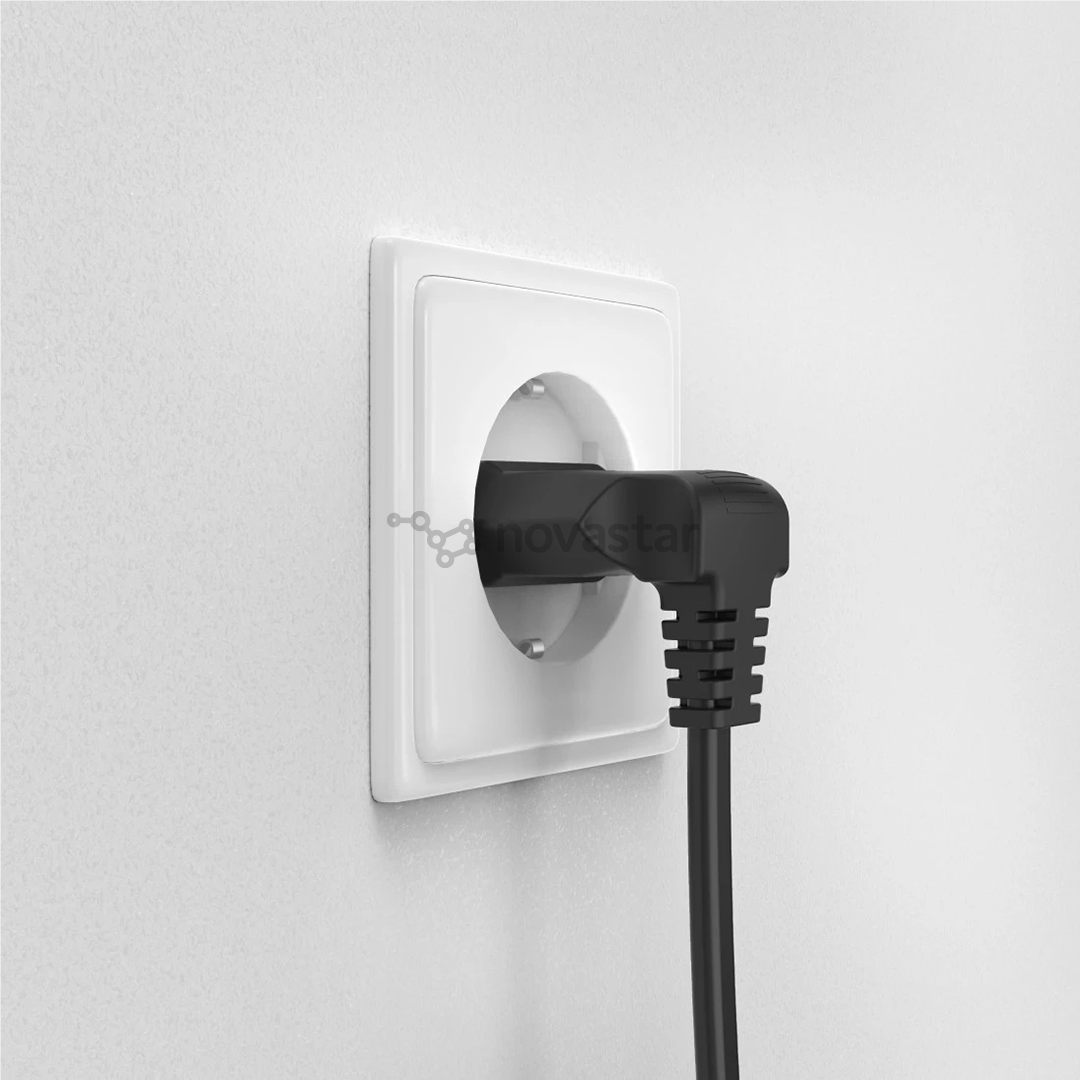 Hama Power Cord, 2-pin 90°, 3 м, черный - Кабель питания