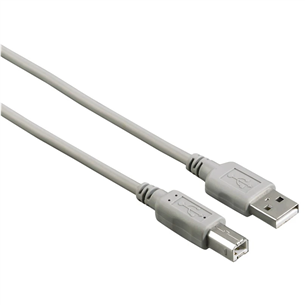 Hama USB 2.0 Cable, USB-A - USB-B, 1,5 m, pilkas - Laidas 00200900