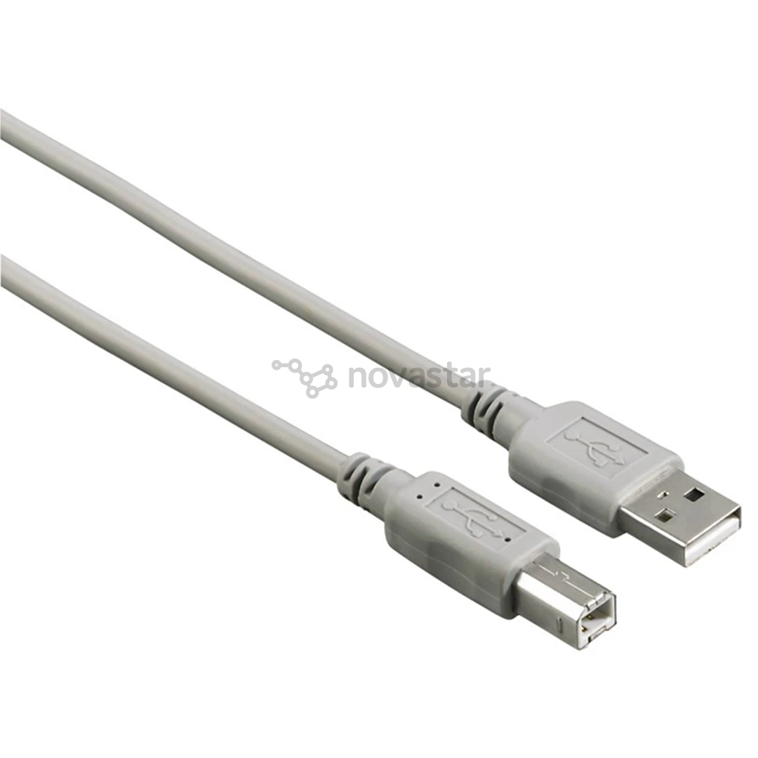 Hama USB 2.0 Cable, USB-A - USB-B, 1,5 m, pilkas - Laidas