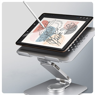 Axagon STND-LR, 10''-16", 360°, алюминий - Подставка для ноутбука