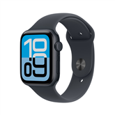 Apple Watch SE 3, 44 мм, GPS + Cellular, sport band, M/L, черный алюминий / черный - Смарт-часы