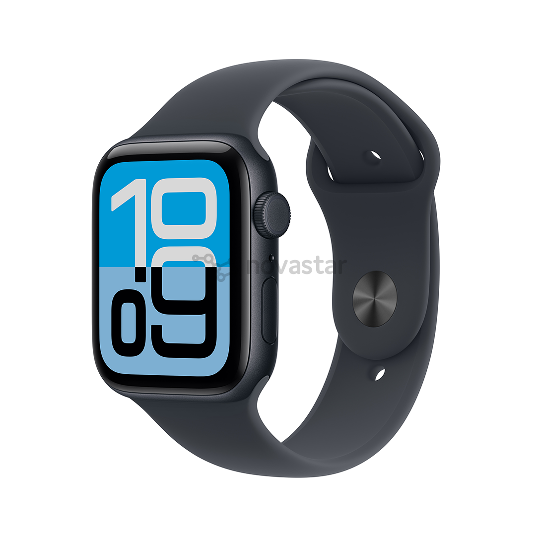 Apple Watch SE 3, 44 мм, GPS + Cellular, sport band, M/L, черный алюминий / черный - Смарт-часы