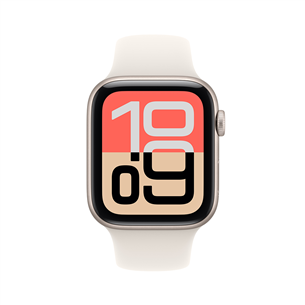 Apple Watch SE 3, 44 мм, GPS + Cellular, sport band, S/M, бежевый алюминий / бежевый - Смарт-часы