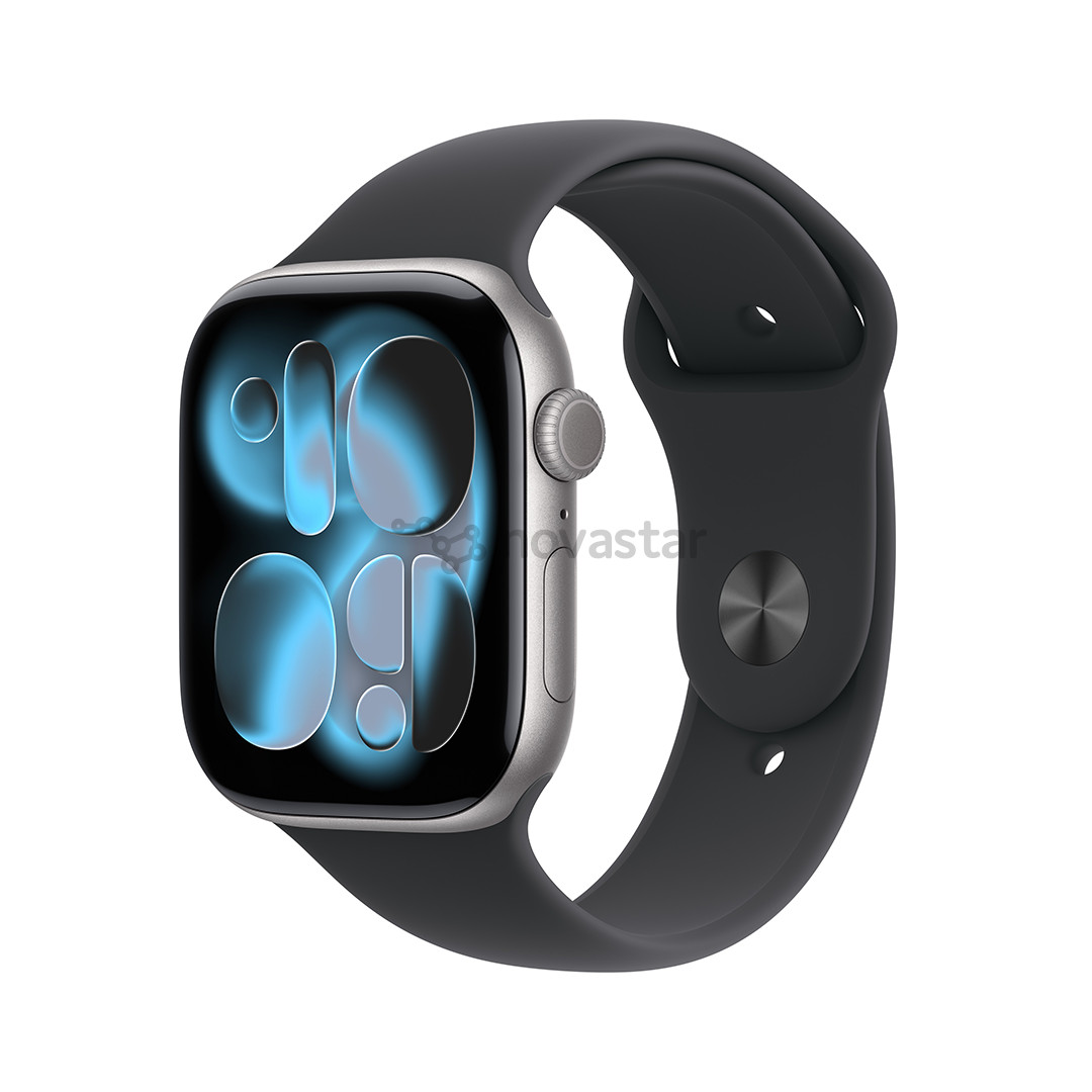 Apple Watch 11, 42 mm, GPS, S/M, tamsiai pilkas - Išmanusis laikrodis
