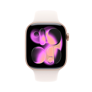 Apple Watch 11, 42 мм, GPS, M/L, розовое золото - Смарт-часы