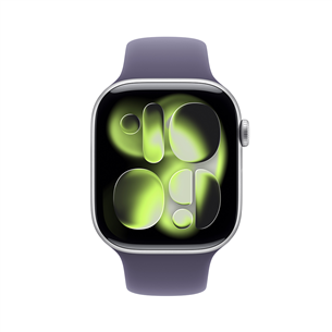 Apple Watch 11, 42 мм, GPS + Cellular, M/L, серебристый - Смарт-часы