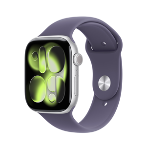 Apple Watch 11, 42 мм, GPS + Cellular, M/L, серебристый - Смарт-часы MF8J4ET/A